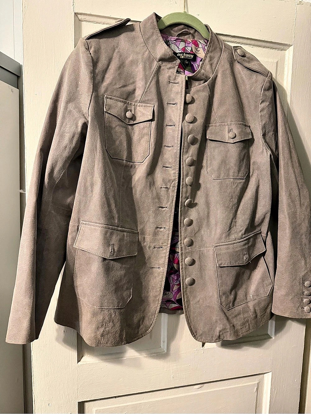 Twiggy London genuine leather jacket XL